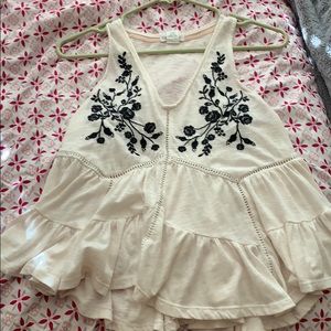 Super cute peplum tank